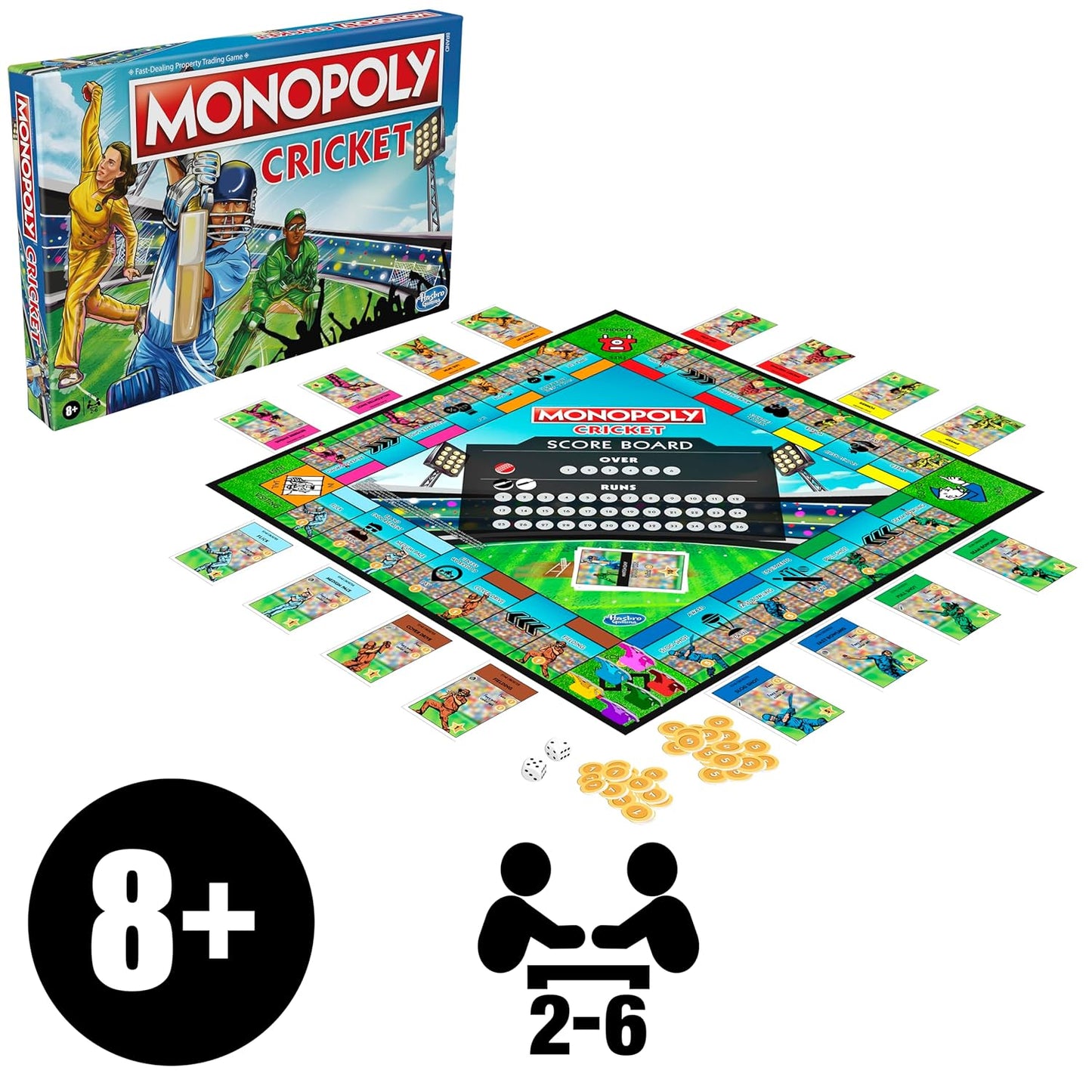 Hasbro Monopoly Cricket | Game in Play
