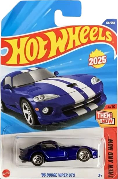 Hot Wheels 1996 Dodge Viper GTS Blue 1:64 Diecast Car