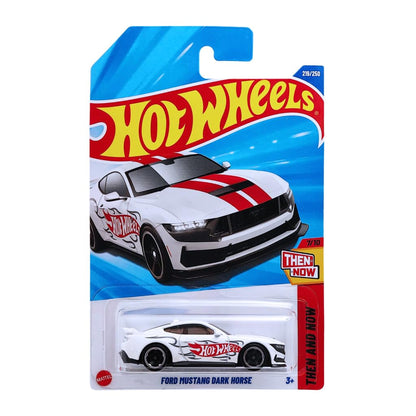 Hot Wheels 1:64 Scale Ford Mustang Dark Horse White Die-Cast Car