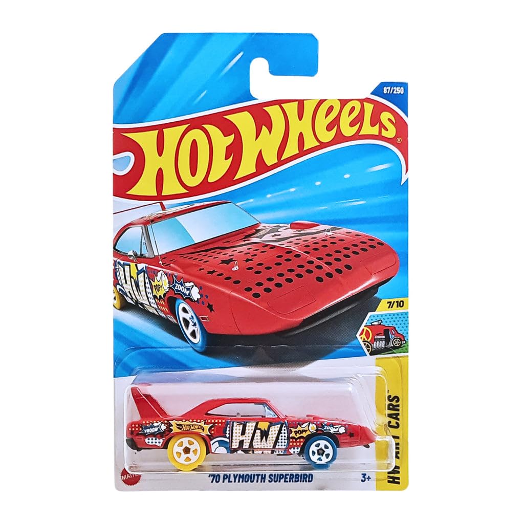 Hot Wheels '70 Plymouth Superbird – Red | HW Art Cars