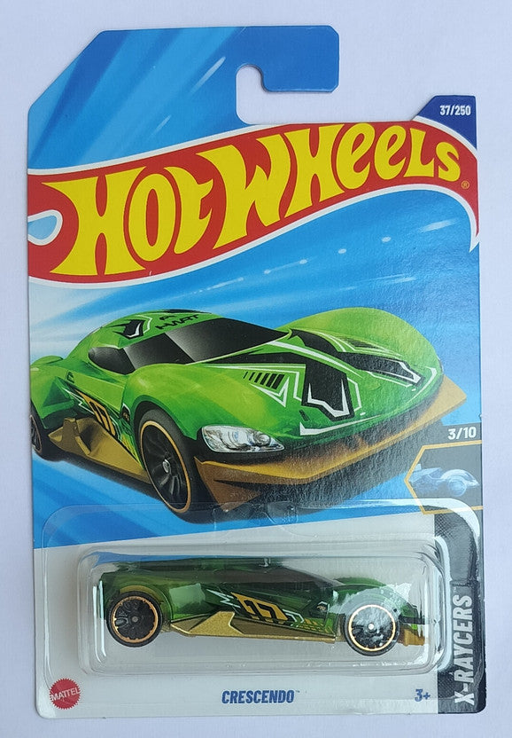 Hot Wheels Crescendo – Green | X-Raycers Die-Cast