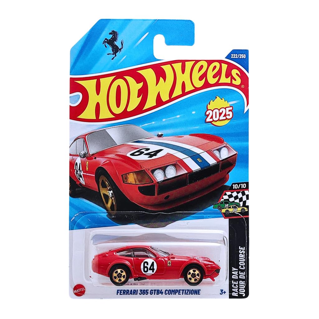 Hot Wheels Ferrari 365 GTB4 Competizione Die-cast Race Day Car