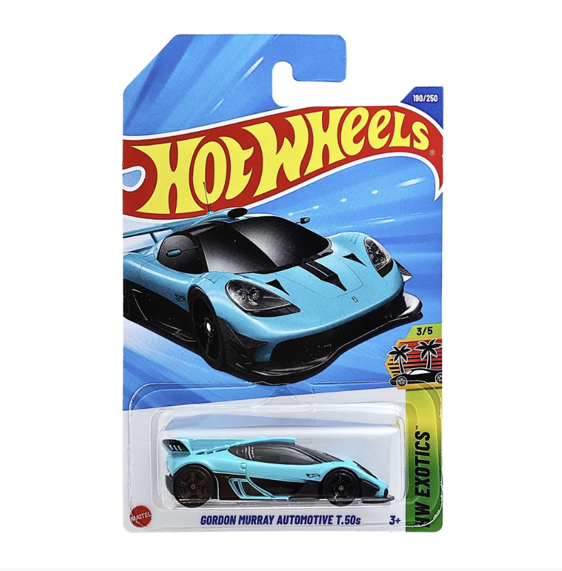 Hot Wheels Gordon Murray Automotive T.50s HW Exotics Blue Diecast