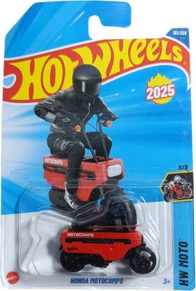 Hot Wheels Honda Motocompo – Red | Mainline D Case