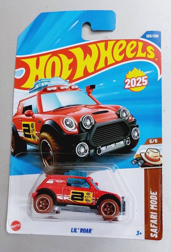 Hot Wheels Lil Roar Safari – Red | Die-Cast Toy Car