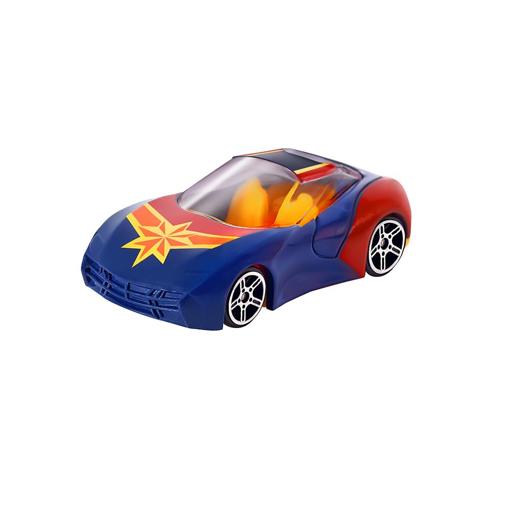Hot Wheels Captain Marvel Car | Alternate Angle