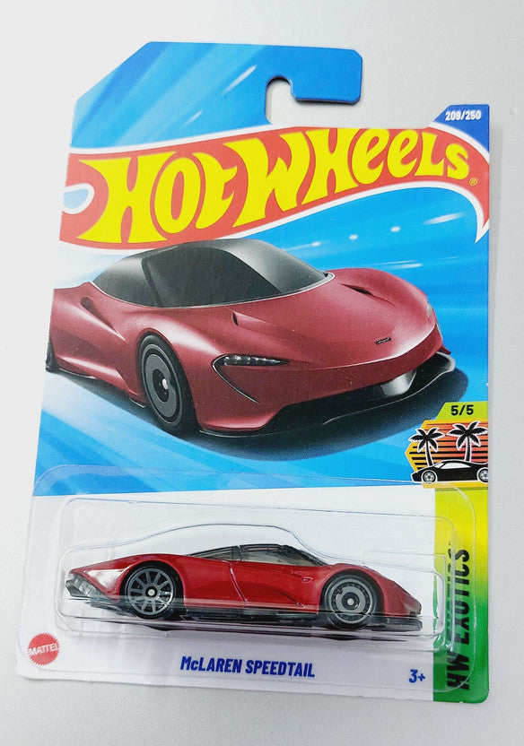Hot Wheels McLaren Speedtail Red Die-Cast Toy Car HW Exotics Series