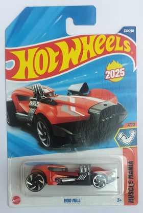 Hot Wheels Mod Mill – Red | Muscle Mania Die-Cast