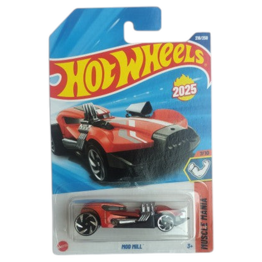 Hot Wheels Mod Mill – Red | Muscle Mania Die-Cast