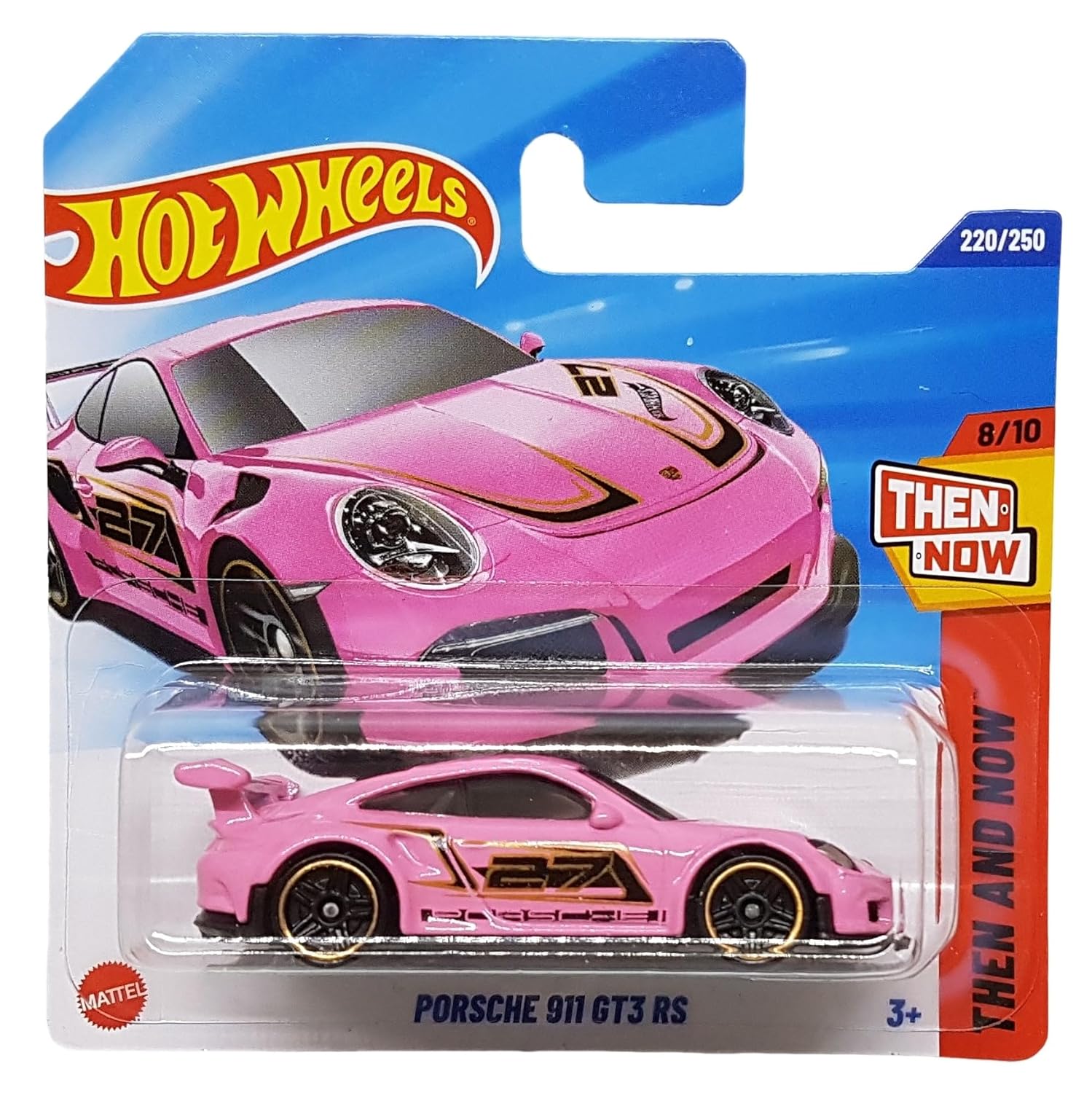 Hot Wheels Pink Porsche 911 GT3 RS Die-Cast 1:64 Scale Vehicle
