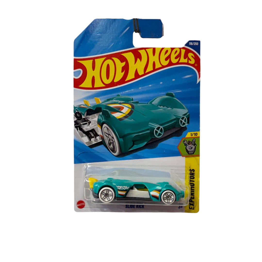 Hot Wheels Slide Kick | Experimotors Die-Cast Racing Car