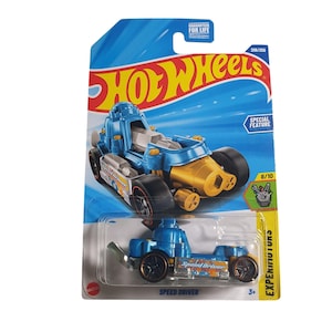 Hot Wheels Speed Driver | Blue and Yellow Die-Cast