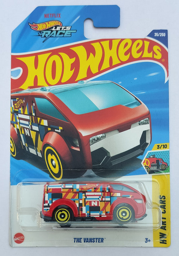 Hot Wheels The Vanster – Red | HW Art Cars Die-Cast
