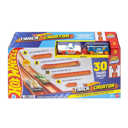 Hot Wheels Track Creator Deluxe Pack With Two Toy Cars