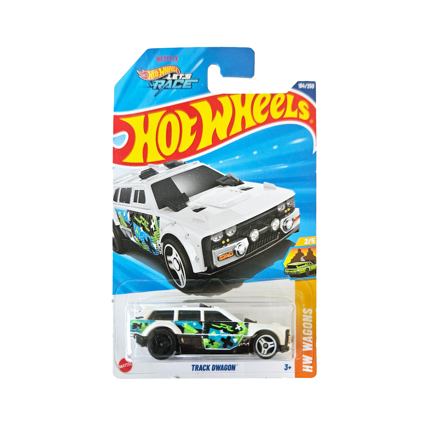 Hot Wheels Track Dwagon – White | HW Wagons Diecast