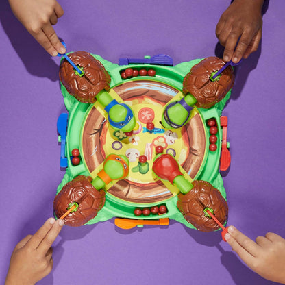 TMNT Hungry Hungry Hippos Game: Fast-Paced Pizza Chomping Family Board Game