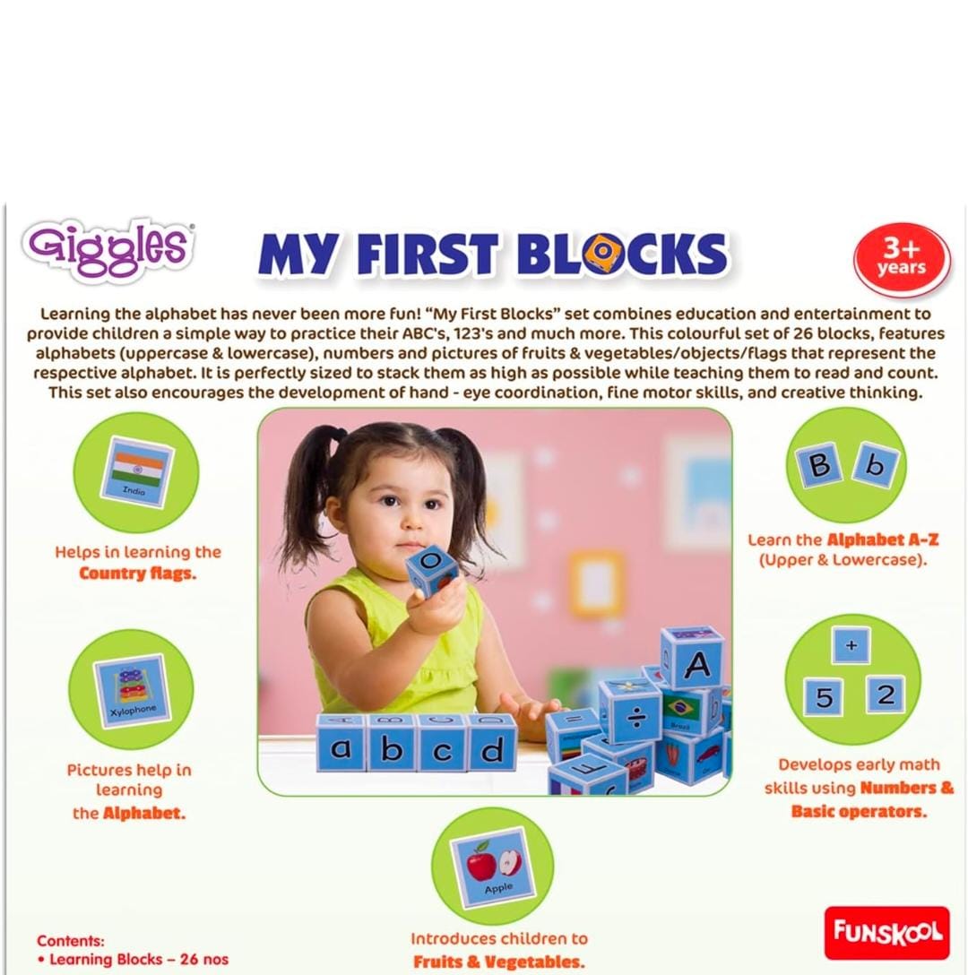 Giggles - My First Blockfor 3+ years by Funskool