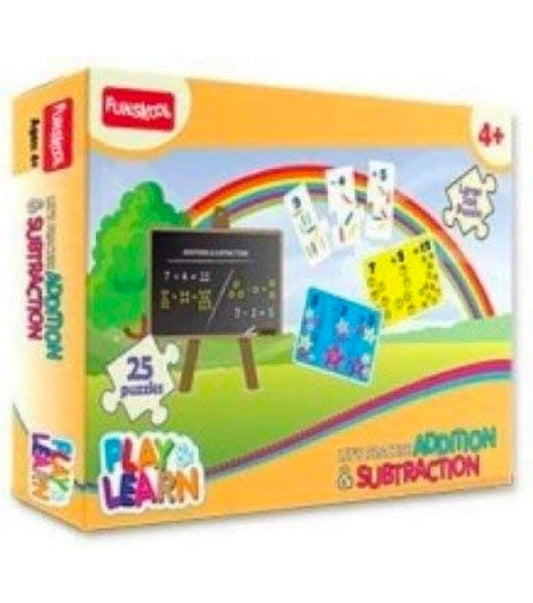 FUNSKOOL LETS PRACTISE ADITION AND SUBTRACTION PUZZLE