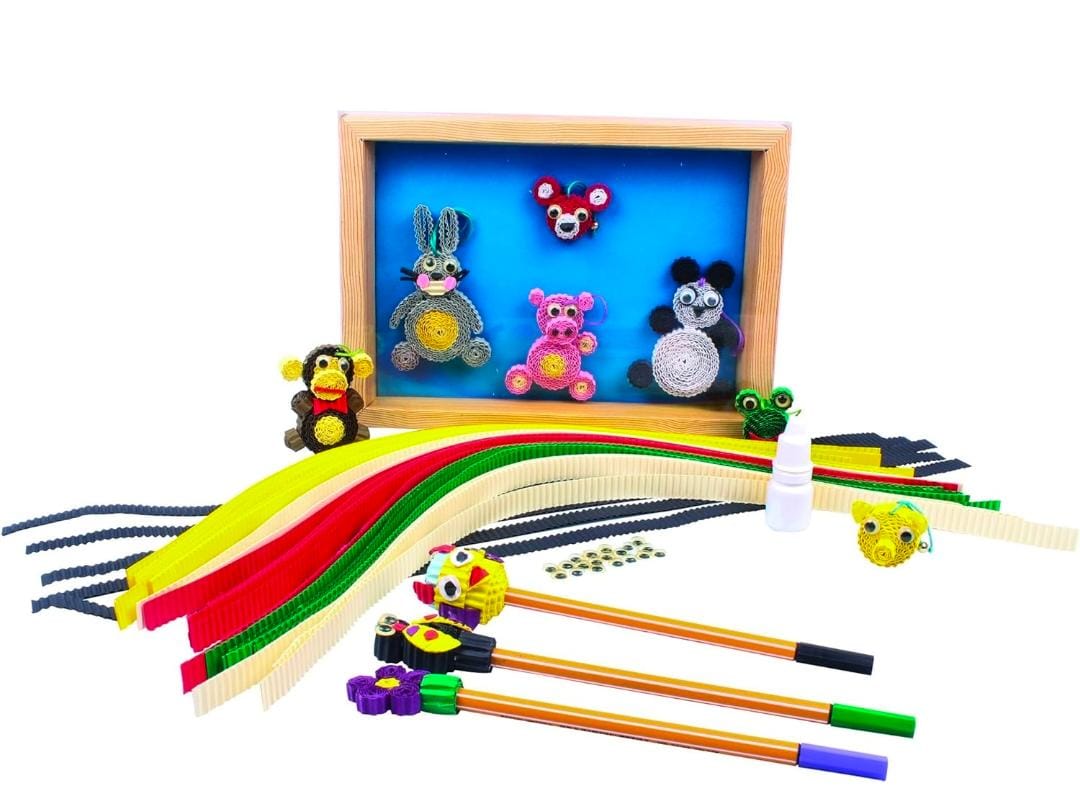 Handycrafts - Quilling Creations , Art and Craft Kit , Make Your own Quilling Art Creations , 7 Years +
