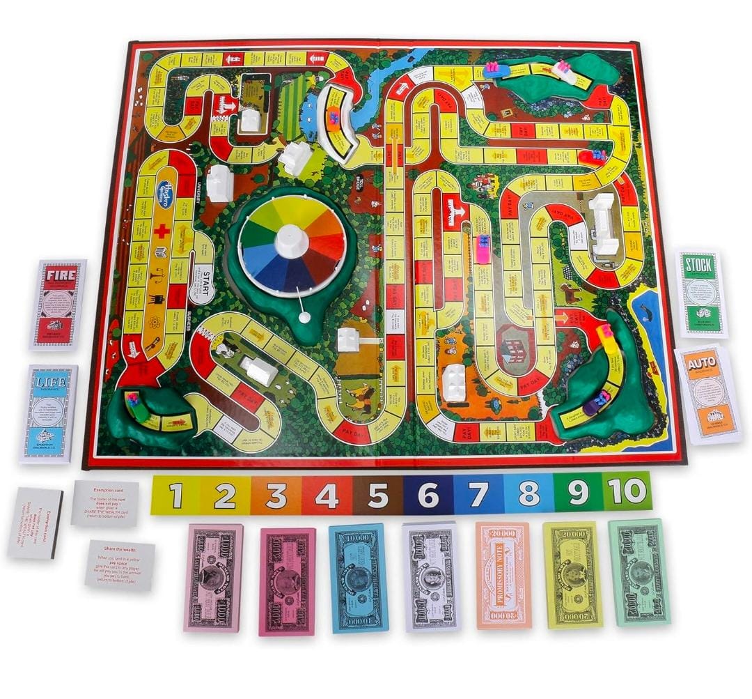 Hasbro Gaming - The Game of Life Board Game, Fun Board Game for Families and Kids, Board Game For Boys & Girls Ages 9+, Game for 2-8 Players, Christmas Gift For Kids & Families | Xmas gift