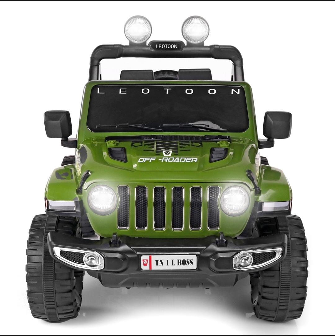 Tip Top SUV Kids Jeep with Remote Control, Music & Led Lights – Electric Jeep Car for Kids