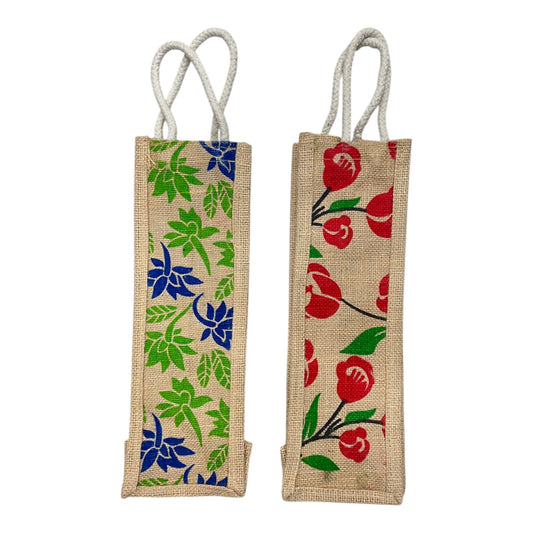Jute Water Bottle bag with handle