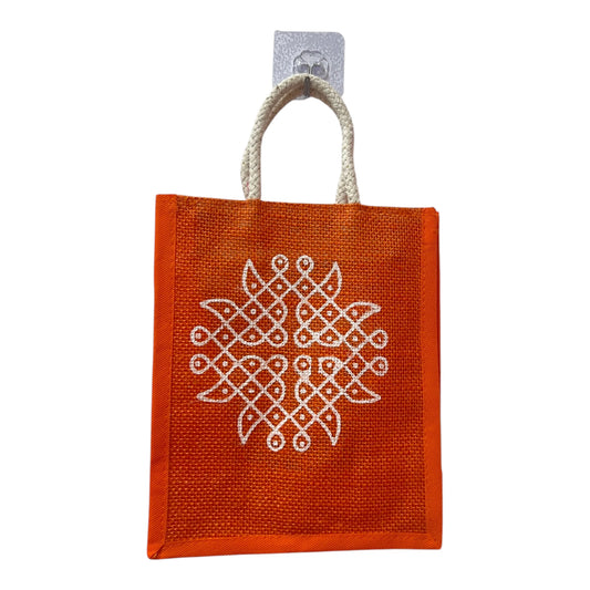 Jute Gift Bags with Zip Closure & Eco-Friendly Carry Bags for Return Gifts (Small)