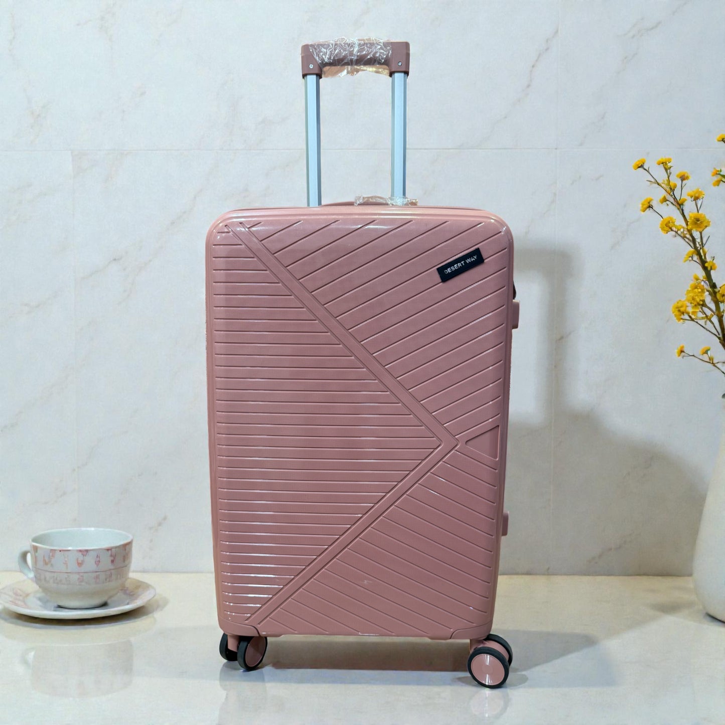 Desert Way Hardshell Luggage Spinner Strolley 8 wheel