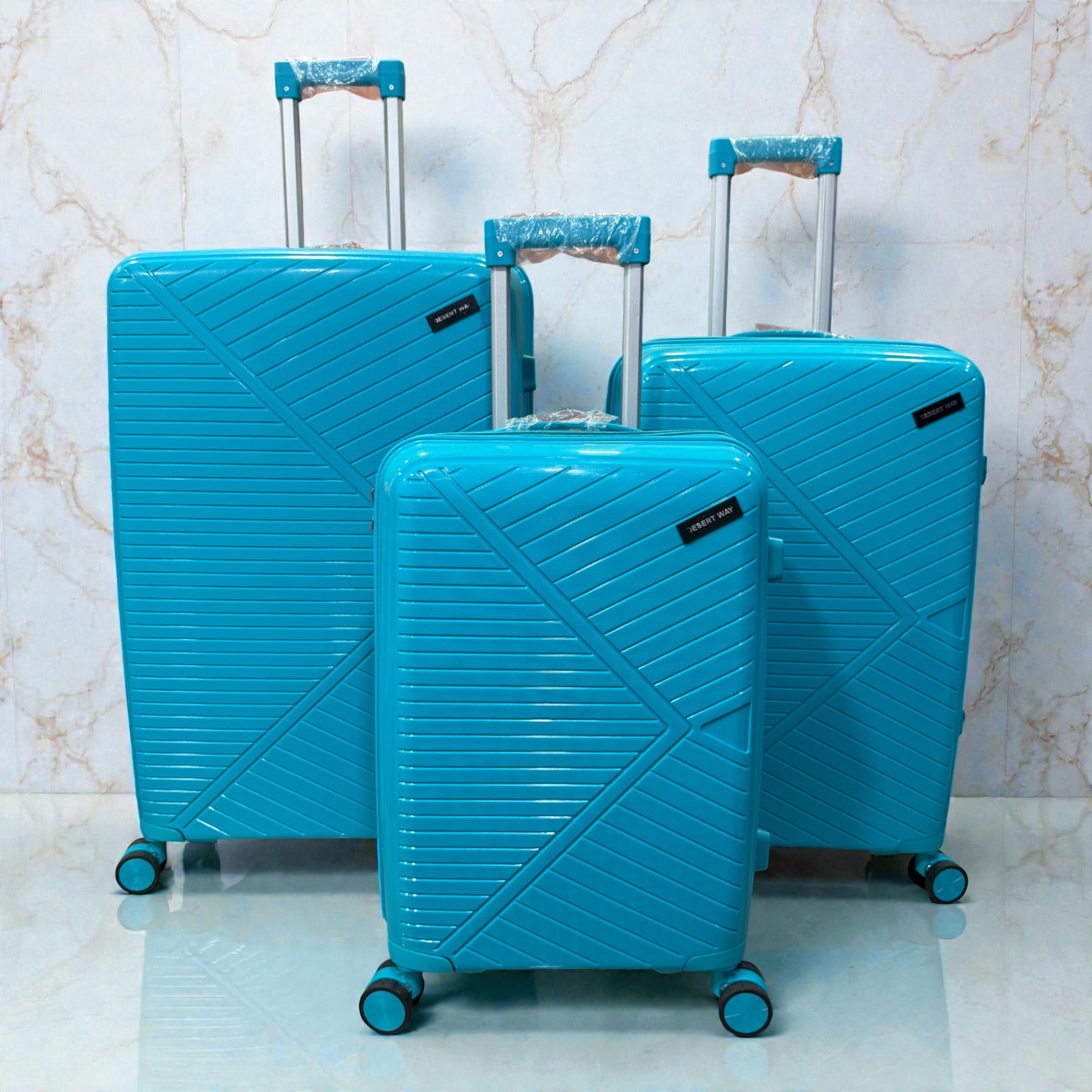 Desert Way Hardshell Luggage Spinner Strolley 8 wheel