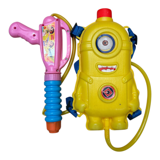 TIPTOP Water Gun with Backpack Tank | Leak-Proof Back Holding Water Blaster for Kids | Large Capacity Tank | Summer Outdoor Toy for Boys & Girls (Random Colour) TT259