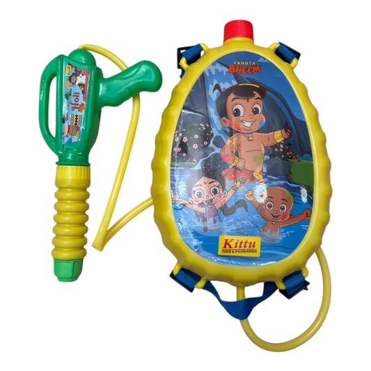 TIPTOP Water Gun with Backpack Tank | Leak-Proof Back Holding Water Blaster for Kids | Large Capacity Tank | Summer Outdoor Toy for Boys & Girls (Random Colour) TT265