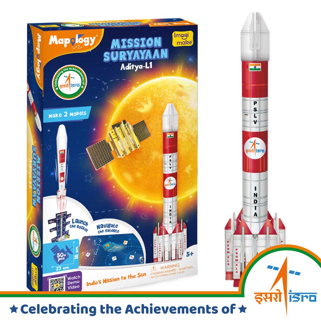 Imagi Make Mapology Mission Suryayaan Aditya L1: India's Solar Observatory Model Kit