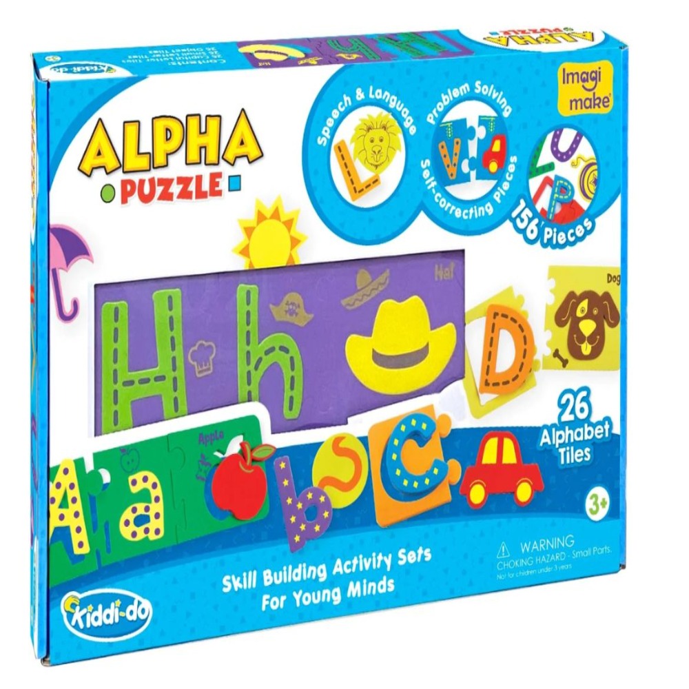 Imagimake Alpha 5-in-1 Skill Building Creative Craft Puzzle Kit for Kids