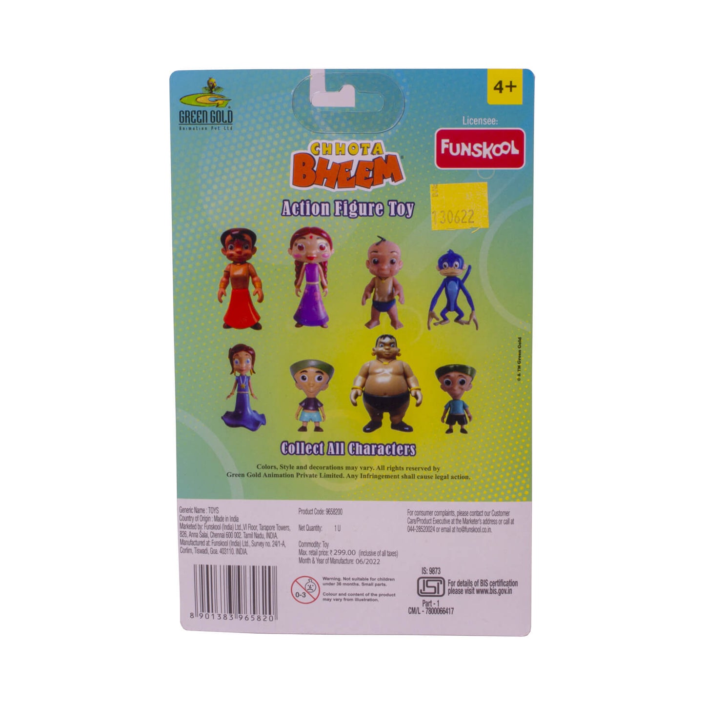 Funskool Kalia Action Figure Collectible Toy, Non-Toxic Plastic for Kids