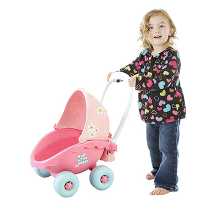 Engaging Popcorn Popper Pull-Along Pink Buggy Toy for Toddlers & Babies