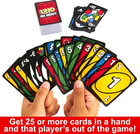 Mattel UNO No Mercy | Family Playing