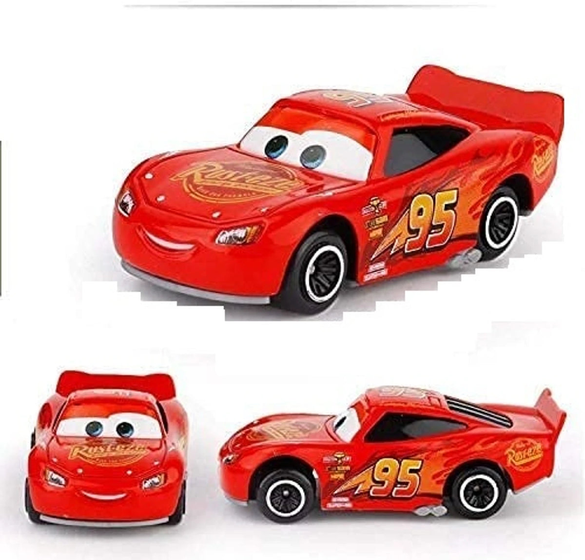 Metal car with Lightning and music McQueen car
