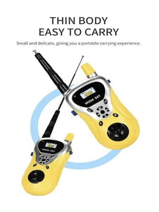 TIPTOP 2 Pieces Scratch Resistant 2 Way Walkie-Talkie Toys