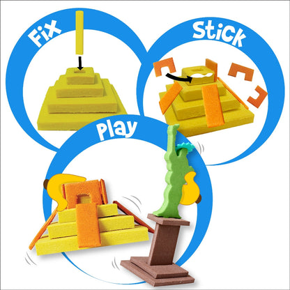 Mapology 3D World Monuments Model Kit: 13 Iconic Landmarks for Kids