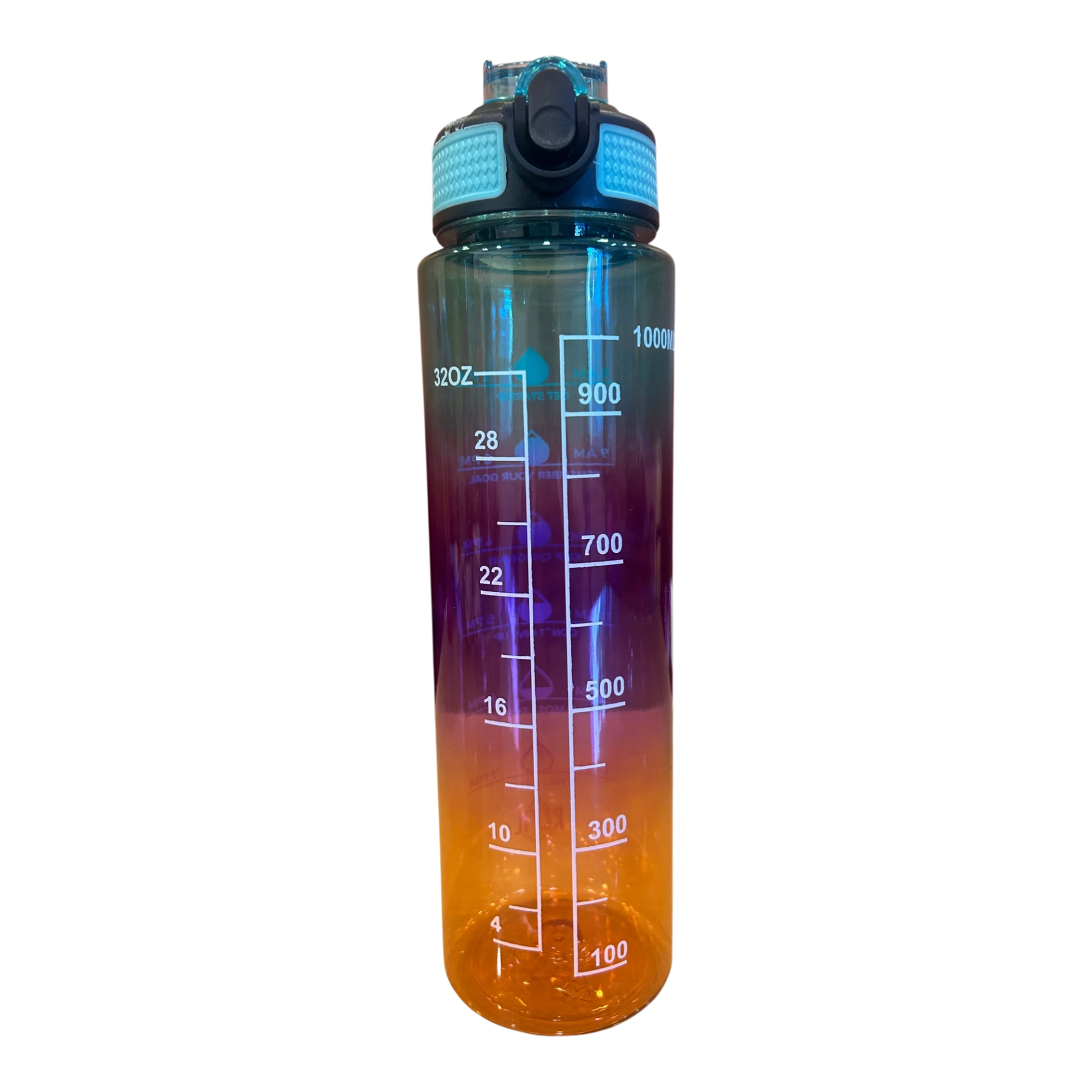 Motivational Water Bottle 1 Litre | BPA-Free Leak-Proof Sipper