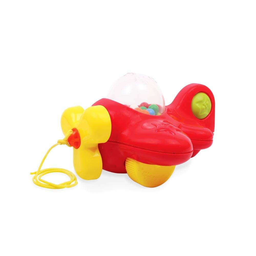 Funskool My First Aeroplane Pull-Along Toy for Toddlers, Interactive Learning Toy