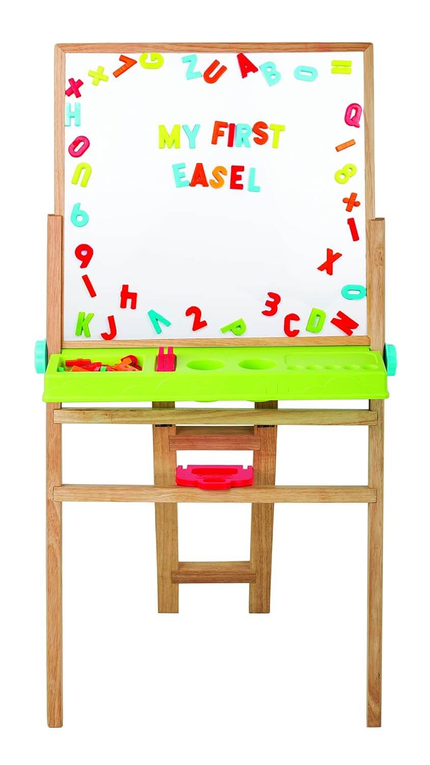 Giggles My First Double-Sided Wooden Easel for Kids with Art Supplies