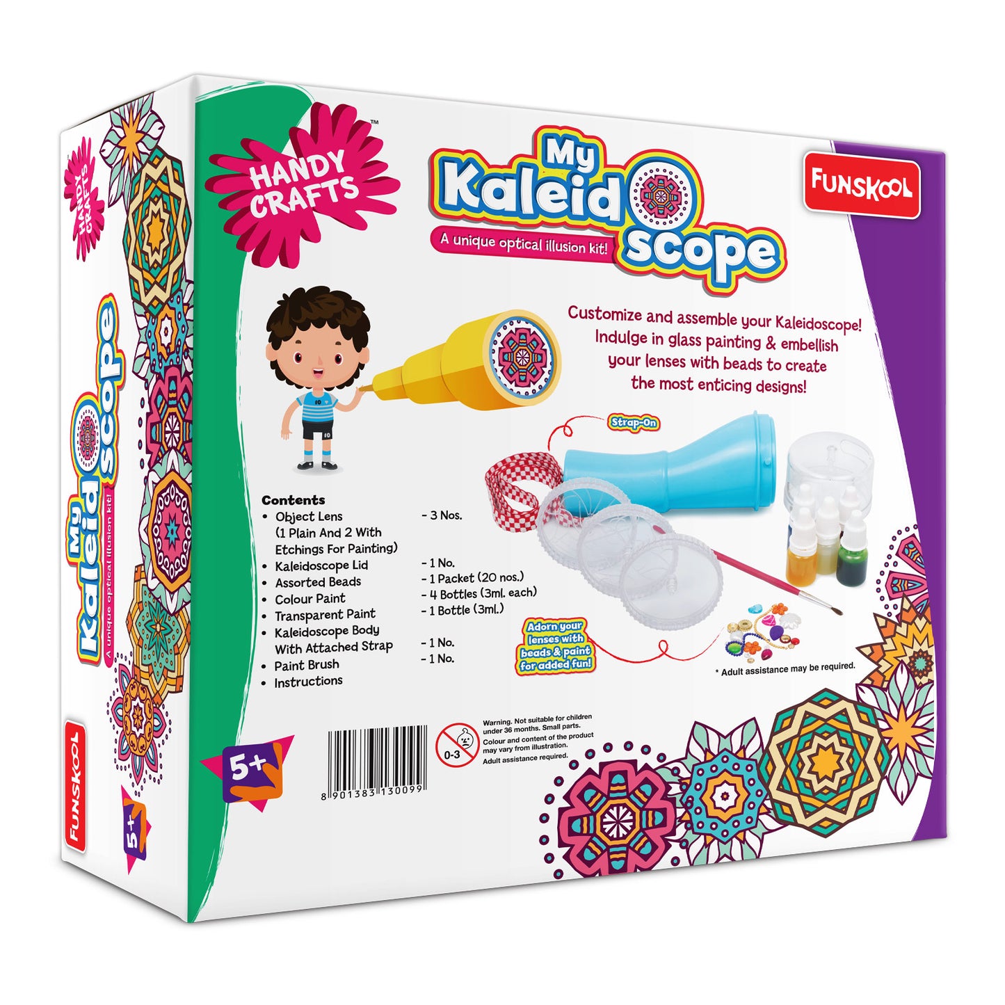 Funskool My Kaleidoscope DIY Optical Illusion Creative Learning Craft Kit
