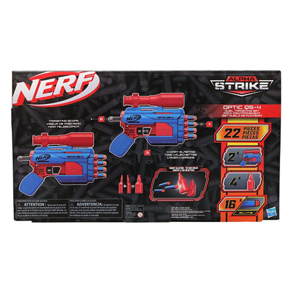 Nerf Alpha Strike Optic QS-4 Duel Blaster Set: 16 Darts, 2 Targets