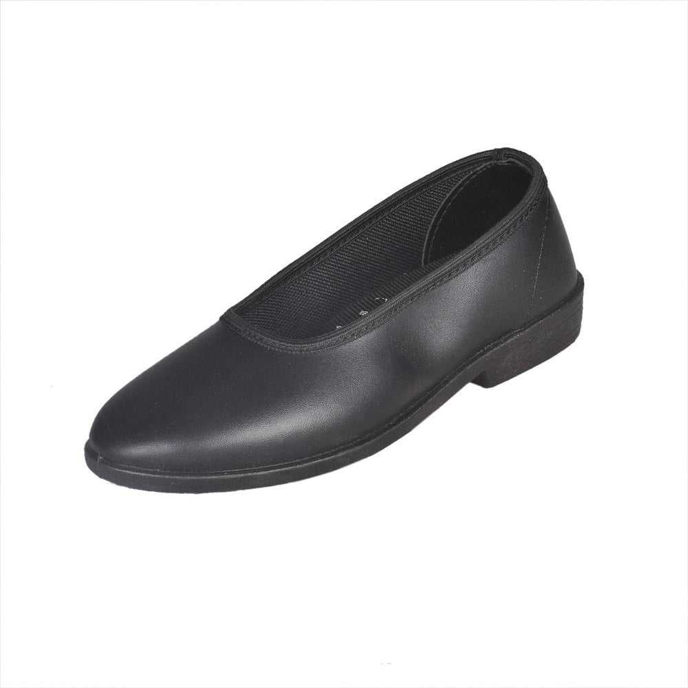 Odyssia Cut School Shoes for Girls CL1010 - Black