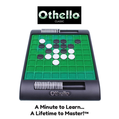 Othello Classic Strategy Board Game: Master Black & White Reversible Discs Challenge