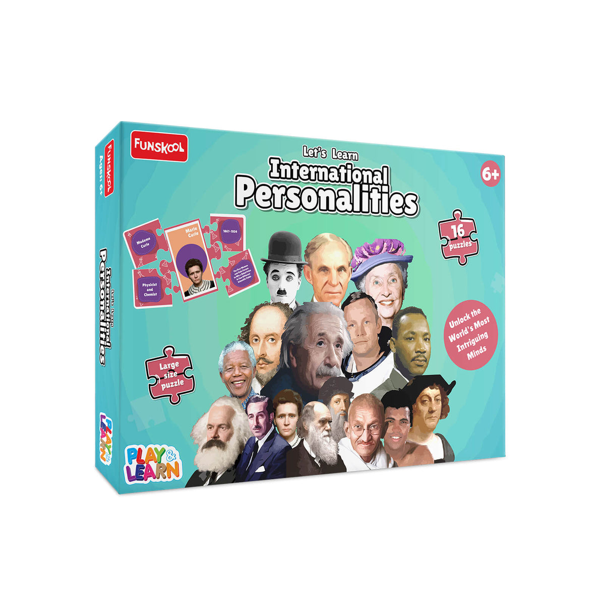 Funskool Let's Learn International Personalities Puzzle
