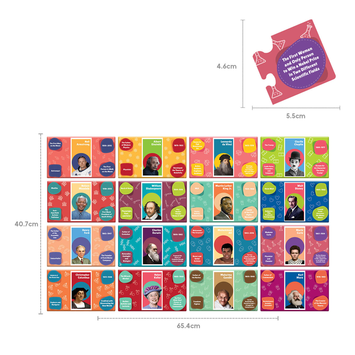 Funskool Let's Learn International Personalities Puzzle