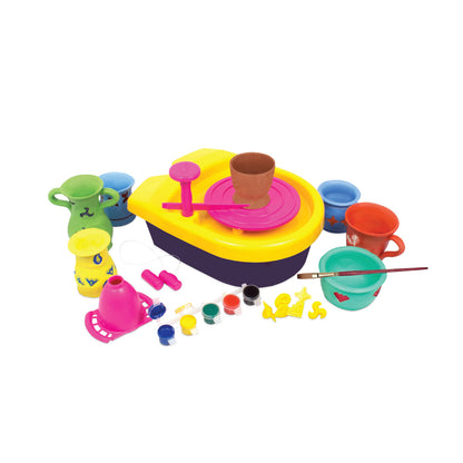 Funskool Handycrafts Motorised Pottery Wheel Kit for Kids Age 8+