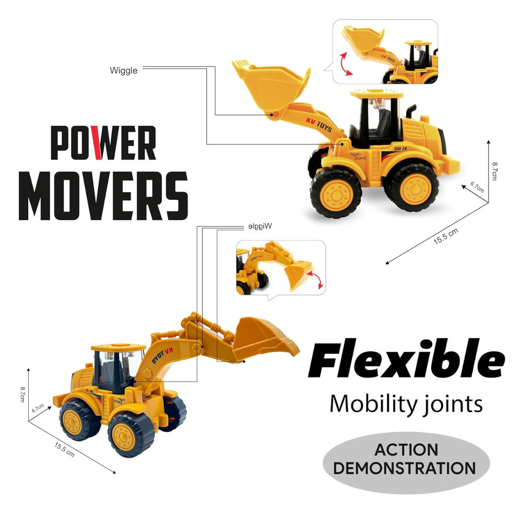 Construction Toy |Power Mover Engineering Vehicle for Kids 1 pcs